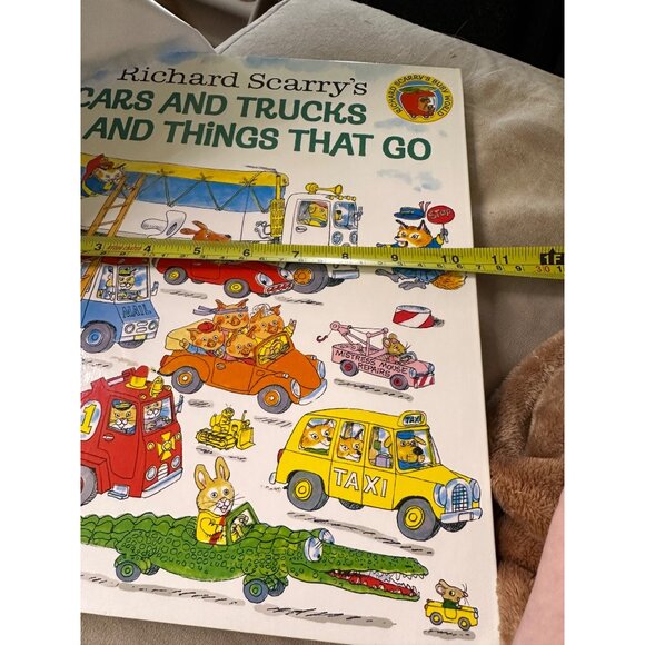 Richard Scarry’s Cars and Trucks and Things that Go Oversized HC Book 2014 50th - Picture 11 of 11